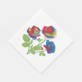 ヴィンテージ花 スタンダードランチョンナプキン (角)