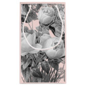 ヴィンテージ花 スモールペーパーバッグ (裏面)