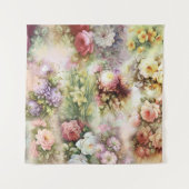 ヴィンテージ花 タペストリー (正面)