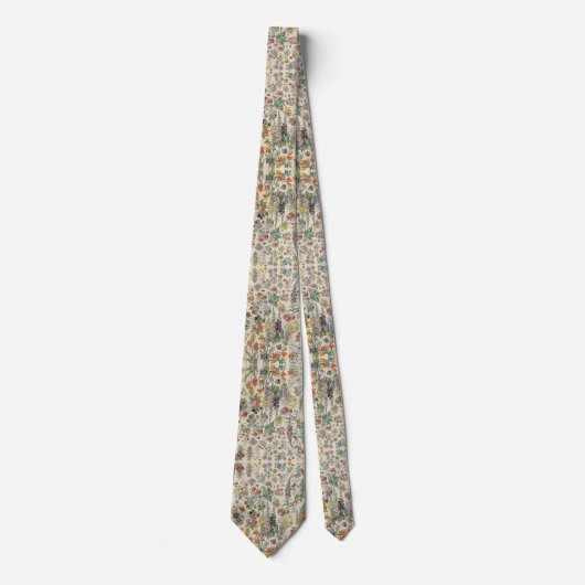 ヴィンテージ花 ネクタイ (正面)