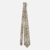 ヴィンテージ花 ネクタイ (裏面)