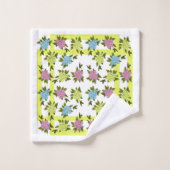 ヴィンテージ花 バスタオルセット (ウォッシュタオル)