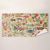 ヴィンテージ花 バスタオル (バスタオル)