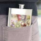 ヴィンテージ花 フラスク (インサイチュ)