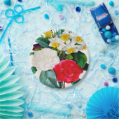 ヴィンテージ花 ペーパープレート (パーティー)