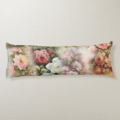 ヴィンテージ花 ボディピロー (裏面)