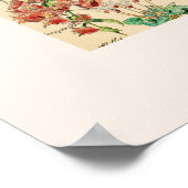 ヴィンテージ花 ポスター (角)