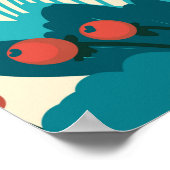 ヴィンテージ花 ポスター (角)