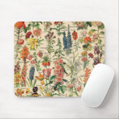 ヴィンテージ花 マウスパッド (マウス)