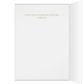 ヴィンテージ花 – メニューカード (内側 (左))