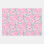 ヴィンテージ花 ラッピングペーパーシート (正面3)