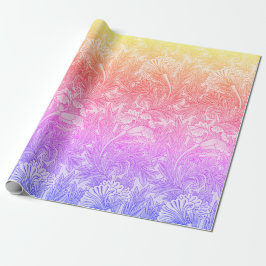 ヴィンテージ花 ラッピングペーパー