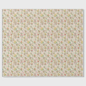 ヴィンテージ花 ラッピングペーパー (フラット)