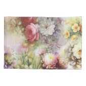 ヴィンテージ花 枕カバー (裏面)