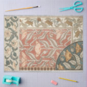 ヴィンテージ花 薄葉紙 (クラフト)