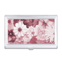 ヴィンテージ花#1名刺入れ