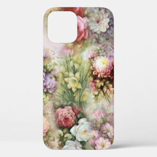 ヴィンテージ花 iPhone 12 PROケース