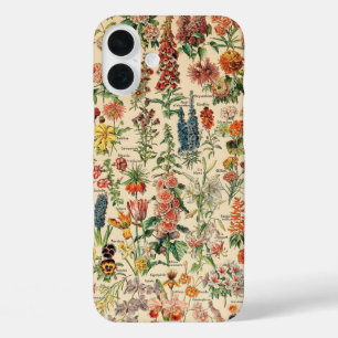 ヴィンテージ花 iPhone 16 PLUSケース