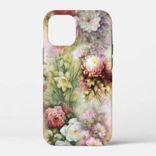 ヴィンテージ花 iPhone 12 MINI ケース