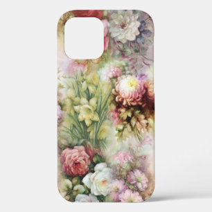 ヴィンテージ花 iPhone 12 PROケース