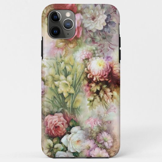 ヴィンテージ花 Case-Mate iPhoneケース (裏面)