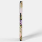 ヴィンテージ花 iPhoneケース (右側面)