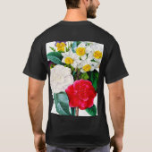 ヴィンテージ花 Tシャツ (裏面)