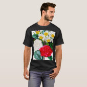 ヴィンテージ花 Tシャツ (正面フル)