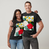 ヴィンテージ花 Tシャツ (ユニセックス)