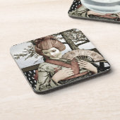 ヴィンテージ芸者 コースター (左側)