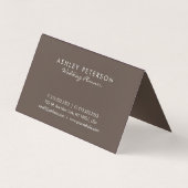 ヴィンテージ芸術的セーリングボートシー絵画スケープ 名刺 (裏面)