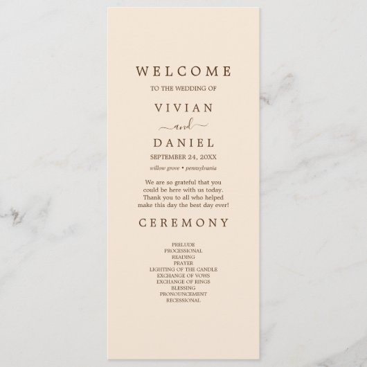 ヴィンテージ芸術的フローラ除草ピンク プログラム (正面)