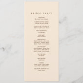 ヴィンテージ芸術的フローラ除草ピンク プログラム (裏面)