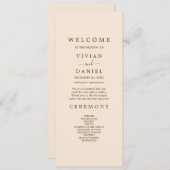 ヴィンテージ芸術的フローラ除草ピンク プログラム (正面/裏面)