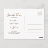 ヴィンテージ芸術的フローラ除草ピンク ポストカード (裏面)