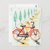 ヴィンテージ芸術 ポストカード (正面/裏面)