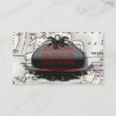 ヴィンテージ英国英国連合ジャック・ロンドンファッション 名刺 (裏面)