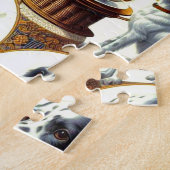 ヴィンテージ英語セッターイラストレーション ジグソーパズル (側面)