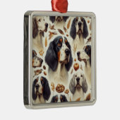 ヴィンテージ英語セッターシームレス メタルオーナメント (右)