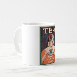 ヴィンテージ茶の広告 – より良いポスター コーヒーマグカップ