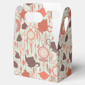 ヴィンテージ茶の時間パターン フェイバーボックス (オープン)