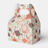 ヴィンテージ茶の時間パターン フェイバーボックス (正面サイド)