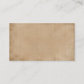 ヴィンテージ茶パーチメント 名刺 (裏面)