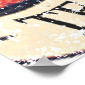 ヴィンテージ茶パーティーポスターシンボルや象徴 ポスター (角)