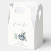 ヴィンテージ茶パーティー醸造ベビーシャワー フェイバーボックス (オープン)