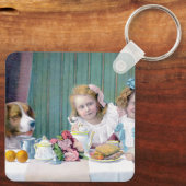 ヴィンテージ茶パーティー キーホルダー (裏面)