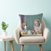 ヴィンテージ茶パーティー クッション (椅子)