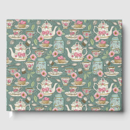 ヴィンテージ茶パーティー ゲストブック