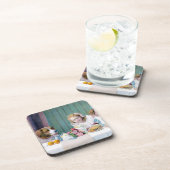 ヴィンテージ茶パーティー コースター (右側)