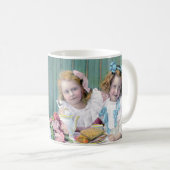 ヴィンテージ茶パーティー コーヒーマグカップ (正面右)